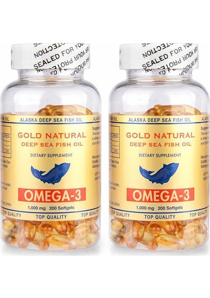 Omega 3 Balık Yağı 1000 Mg 2 Kutu 400 Softgel