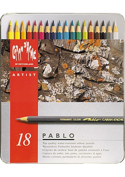 Pablo 18 Renk Kuruboya Kalemleri