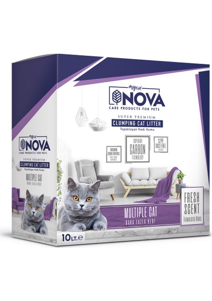 Mycat Nova Cat(Çoklu Kediler İÇIN)10LT