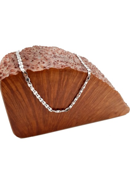 Beyaz Altın Kaplama Ince Kolye Zinciri fiyatları