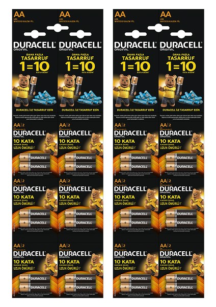 Aa Kartela Pil 24'lü Set