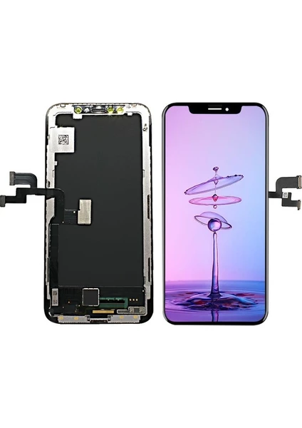 Apple iPhone X LCD Ekran LCD Dokunmatik Cam Oled Ekran Siyah