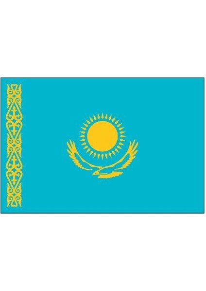 Kazakistan Gönder Bayrağı 70 x 105