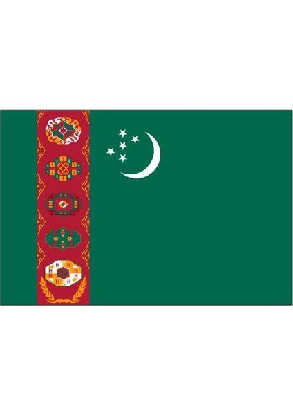 Türkmenistan Gönder Bayrağı 70 x 105