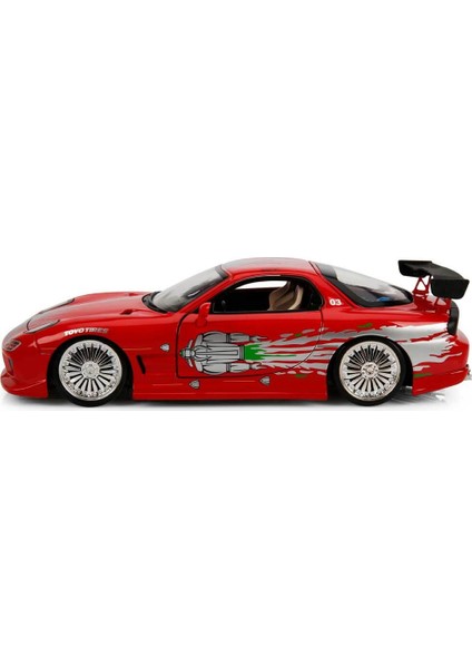 Jada Fast Furious Model Araba - Dom's Mazda Rx-7