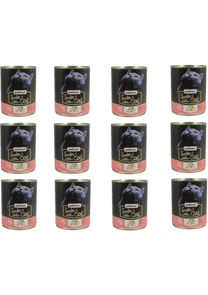 Parça Tavuk Etli Kedi Konserve 400 gr x 12 Adet