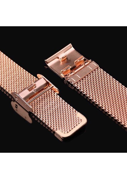 Mi Band 4 Kılıf Clipsli Hasır Metal Kordon Altın modelleri