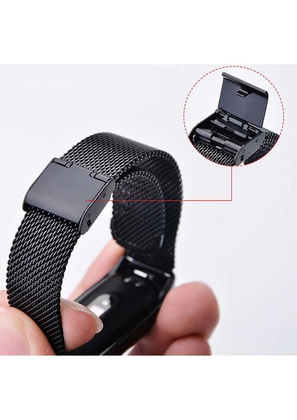 Mi Band 4 Kılıf Clipsli Hasır Metal Kordon Altın fırsatları