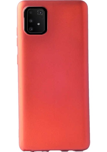 Samsung Galaxy S10 Lİte Kılıf Premier Silikon Esnek Koruma Kırmızı