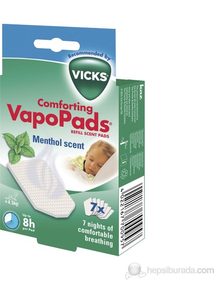 Vapo Pads Ferahlatıcı Tablet VH7