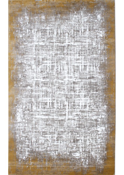 Halı Gold Plus 2632A Hardal-Vizon 80X150 cm Modern Halı