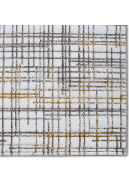 Halı Gold Plus 2639A Hardal-Vizon 80X150 cm Modern Halı