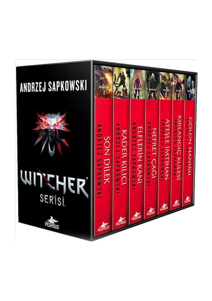 The Witcher Serisi:Son Dilek - Kader Kılıcı -  Elflerin Kanı - Nefret Çağı -Ateşle İmtihan - 7 Kitap - Andrzej Sapkowski