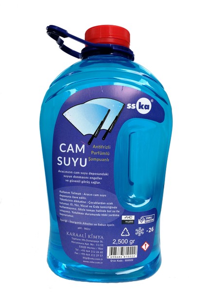 Oto Cam Suyu Antifrizli - 26 Şampuanlı Parfümlü 2500 gr