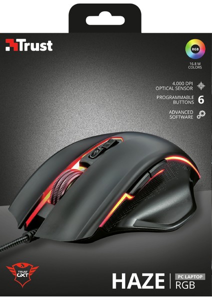 GXT 168 Haze Illuminated Oyuncu Mouse