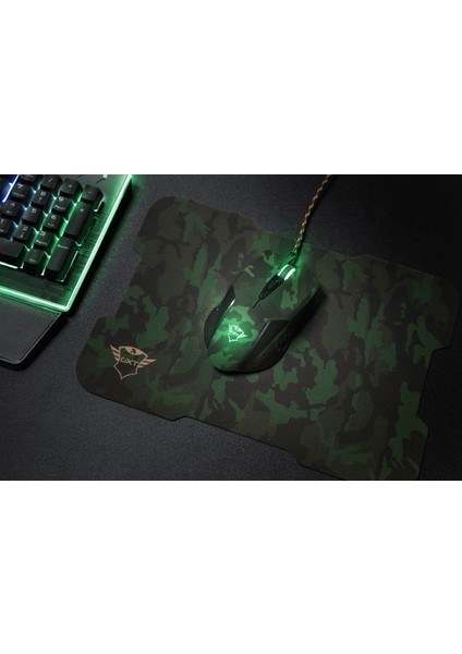 GXT 781 Rixa Camo Oyuncu Mouse + Mouse Pad