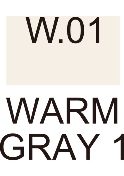 W01 Kurecolor KC-3000 Twin Marker - Warm Gray 1