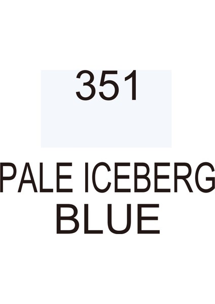 351 Kurecolor KC-3000 Twin Marker - Pale Iceberg Blue