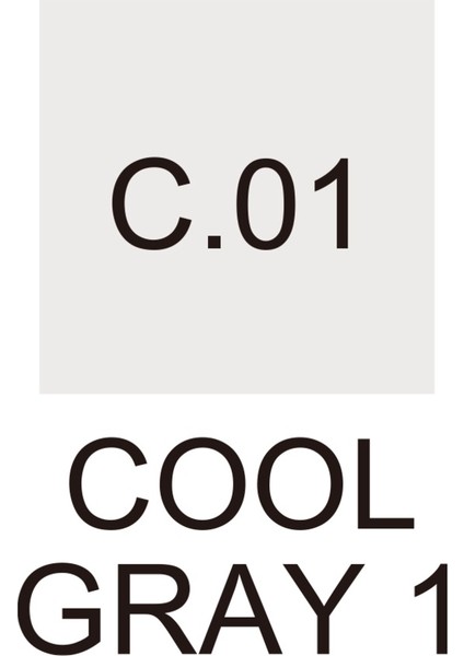 C01 Kurecolor KC-3000 Twin Marker - Cool Gray 1 fiyatları