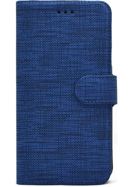 Oppo A5 2020 Kılıf Kartvizitli Exclusive Spor Cüzdan Lacivert