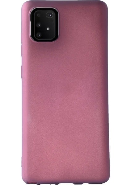 Case Street Samsung Galaxy S10 Lite  Kılıf Premier Silikon Esnek Koruma Mürdüm