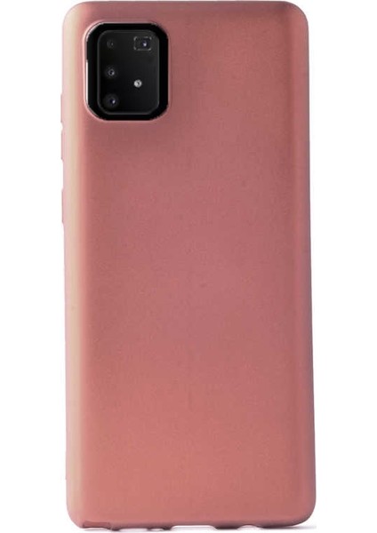 Samsung Galaxy S10 Lite Kılıf Premier Silikon Esnek Koruma + Nano Glass Bronz
