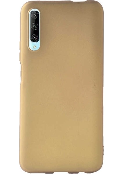 Huawei P Smart Pro 2019 Kılıf Premier Silikon Esnek Koruma Gold