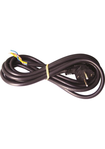 Fiş Baskılı TTR Kablo 3 x 1,5 mm Siyah 5 m