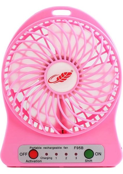 Taşınabilir Mini USB Fan Pembe