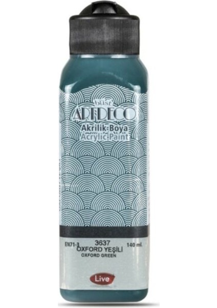 Akrilik Boya 140ml Oxford Yeşili 3637