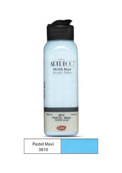 Akrilik Boya 140ml Pastel Mavi 3810