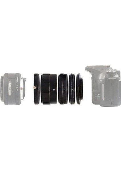 Sony A Mount ve Minolta Makineler İçin Makro Uzatma Tüpü fiyatları