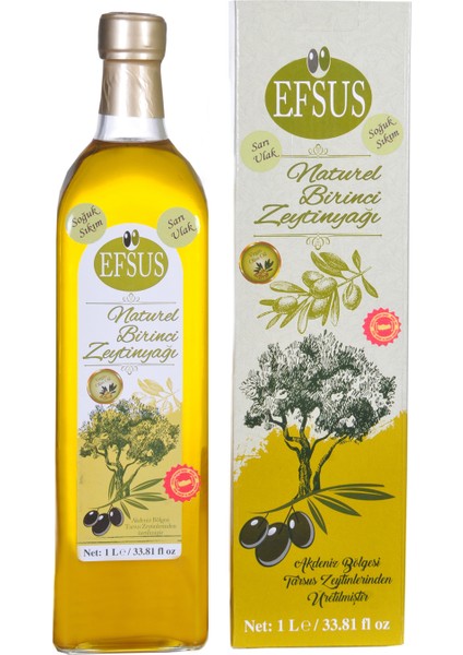 Soğuk Sıkım Naturel Birinci 1 lt Cam Şişe