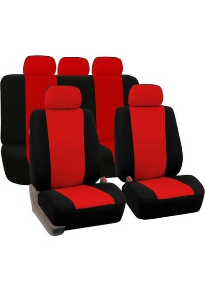 Citroen C4 Ekonomik Oto Koltuk Kılıfı Kırmızı