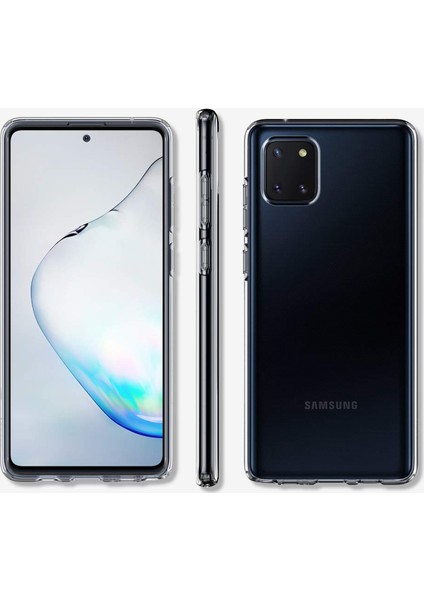 Samsung Galaxy A81 İnce Soft Silikon Kılıf - Şeffaf