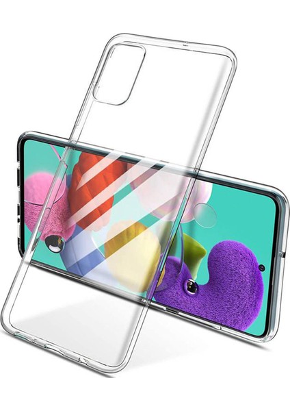 Samsung Galaxy A51 İnce Soft Silikon Kılıf - Şeffaf