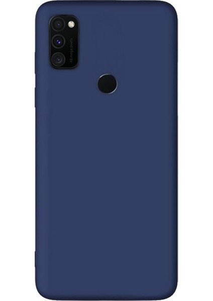 Samsung Galaxy M30s Premium Matte Silikon Kılıf - Lacivert