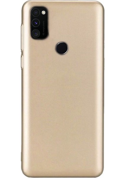 Samsung Galaxy M30s Premium Matte Silikon Kılıf - Gold