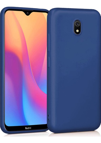 Xiaomi Redmi 8A Premium Matte Silikon Kılıf - Lacivert