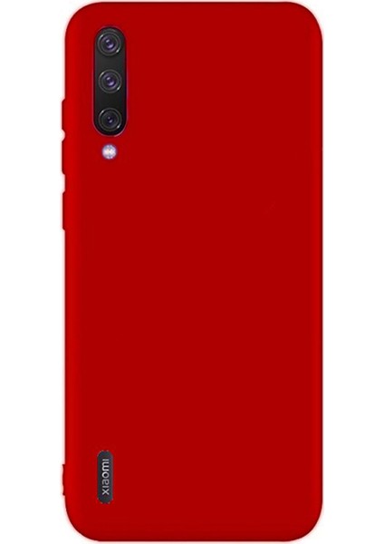 Xiaomi Mi 9 Lite Premium Matte Silikon Kılıf - Kırmızı