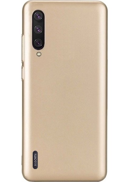 Xiaomi Mi 9 Lite Premium Matte Silikon Kılıf - Gold