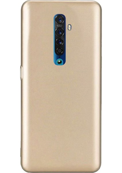 Oppo Reno 2Z Premium Matte Silikon Kılıf - Gold
