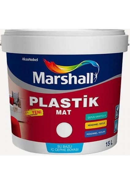 Plastik Mat İç Cephe Boyası 2.5 lt Beyaz