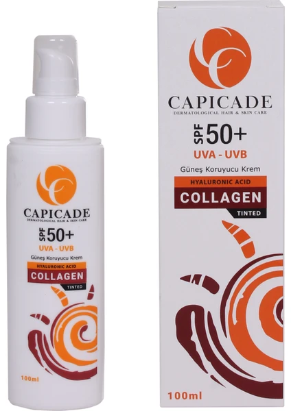 Spf 50+ Collagen Tinted Güneş Koruyucu Krem 100ML