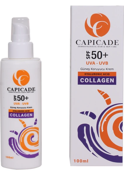 Spf 50+ Collagen Güneş Koruyucu Krem 100ML