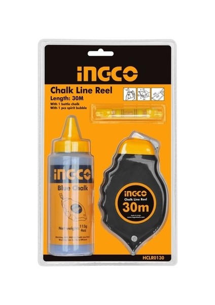 İngco HCLR0130 Tebeşirli Çırpı Ipi 30 m