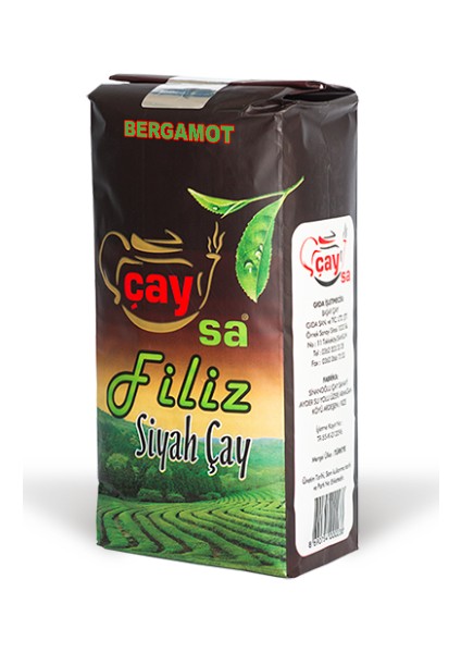 Bergamotlu Filiz Siyah Çay 2 kg