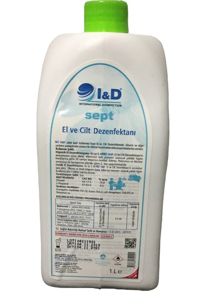 El ve Cilt Dezenfektanı