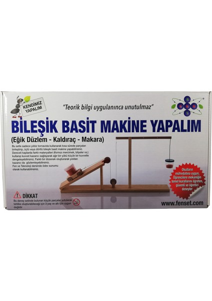 Basit Makine Eğik Düzlem - Kaldıraç - Makara Yapımı modelleri