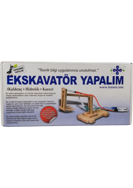 Basit Makine Ekskavatör Yapalım Deney Seti fiyatları